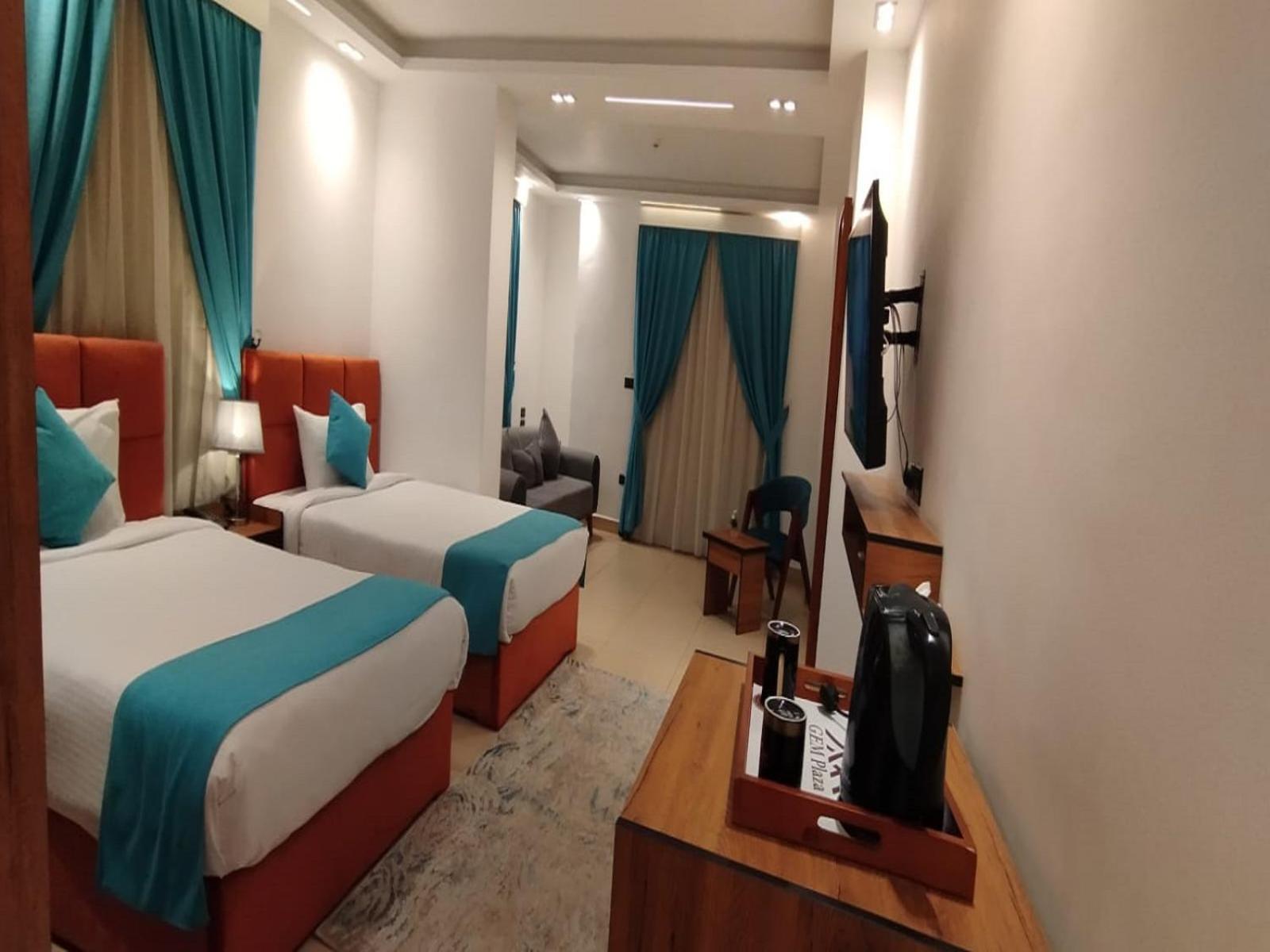 Hotel Pyramids Gem Plaza Kafret el-Gabal Exteriér fotografie